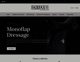 fairfaxsaddles.com screenshot