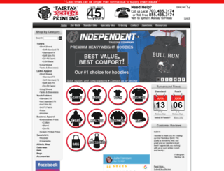 fairfaxscreenprinting.com screenshot