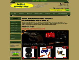 fairfaxshooterssupplyllc.com screenshot