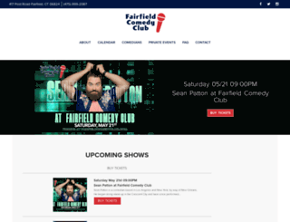 fairfieldcomedyclub.com screenshot