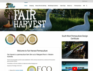 fairharvest.com.au screenshot