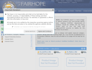 fairhope.approvalzoom.com screenshot