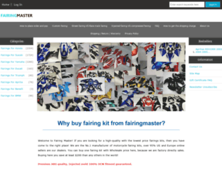 fairingmaster.com screenshot