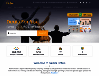 fairlinkhotels.com screenshot