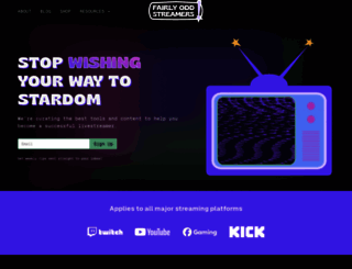 fairlyoddstreamers.com screenshot
