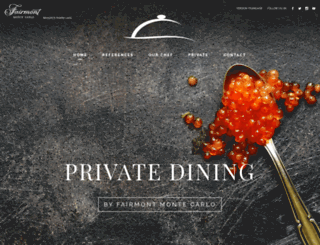 fairmontprivatedining.com screenshot