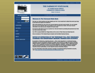 fairmountstatebank.com screenshot