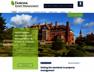 fairoakestatemanagement.co.uk screenshot