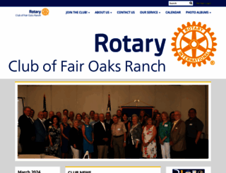fairoaksranchrotary.org screenshot