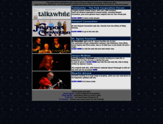 fairportconvention.co.uk screenshot