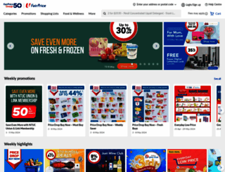 fairprice.com.sg screenshot