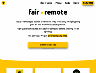 fairremote.com screenshot