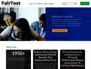fairtest.org screenshot