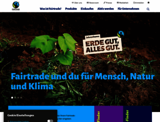 fairtrade-deutschland.de screenshot