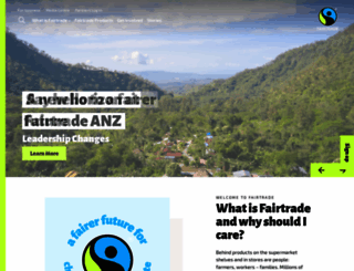 fairtradeanz.org screenshot