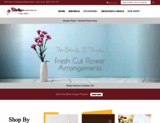 fairviewflowershop.net screenshot