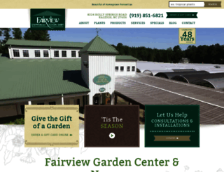 fairviewgardencenter.com screenshot
