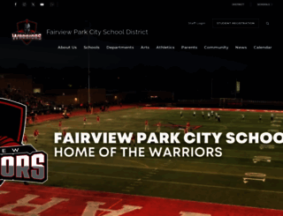 fairviewparkschools.org screenshot