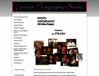 fairviewphotomilwaukee.com screenshot