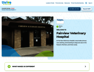 fairviewvet.com screenshot
