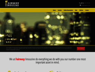 fairwaylimousine.com screenshot
