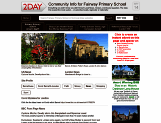 fairwayprimaryschoollondon.2day.uk screenshot