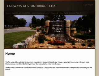 fairwaysatstonebridgecoa.com screenshot