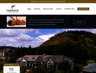 fairwayshotel.ca screenshot