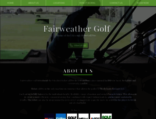 fairweather.golf screenshot