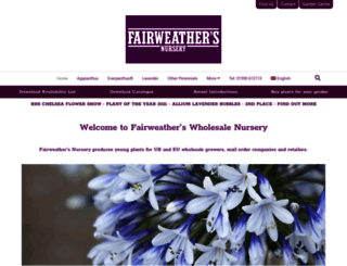 fairweathersnursery.com screenshot