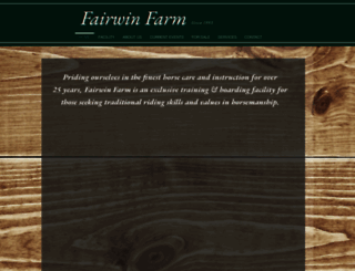 fairwinfarm.com screenshot