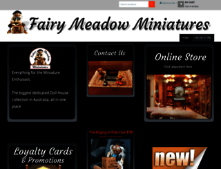 fairymeadowminiatures.com.au screenshot