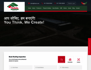 faisalroofing.com screenshot