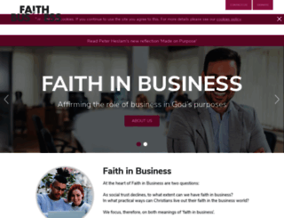 faith-in-business.org screenshot