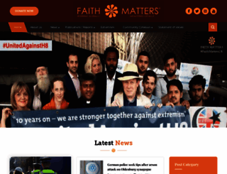 faith-matters.org screenshot