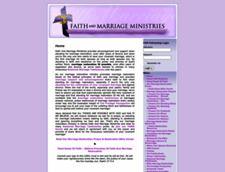 faithandmarriageministries.org screenshot