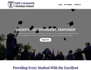 faithccs.org screenshot