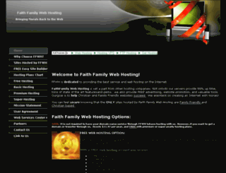 faithfamilywebhosting.com screenshot