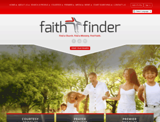 faithfinder.com screenshot