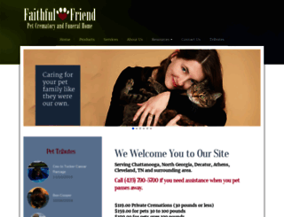 faithfulfriendpets.com screenshot