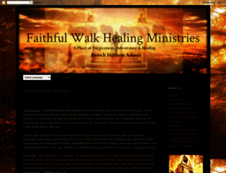 faithfulwalkhealingministries.com screenshot