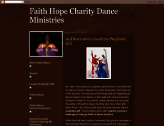 faithhopecharitydanceministries.blogspot.com screenshot