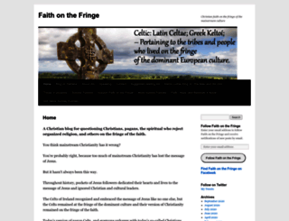 faithonthefringe.com screenshot