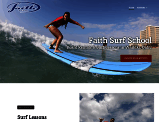 faithsurfschool.com screenshot