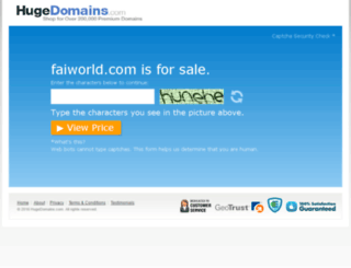 faiworld.com screenshot