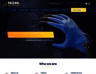 faizansafety.com screenshot