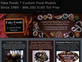 fake-foods.com screenshot