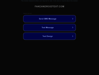 fakeandroidtext.com screenshot
