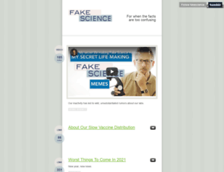 fakescience.org screenshot