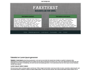 faketekst.nl screenshot